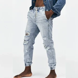 Pantalon Jean A+ Celeste Angela Unisex Jogger - Imagen 1
