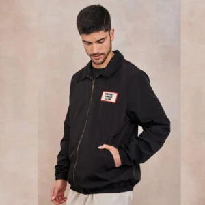 Campera London Red Cross Negra - Imagen 1