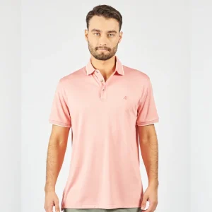 Chomba Chlamet Hombre Oxford Polo Club Coral - Imagen 1