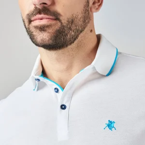 Chomba Hombre Pyxis Oxford Polo Club Blanco - Imagen 2