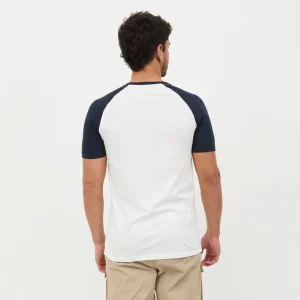 Remera Hombre Combinada Felix La Argentina Arena/Azul - Imagen 2