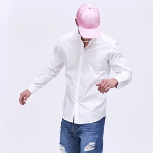 Camisa Hombre Reno Mao A+ Blanco - Imagen 3
