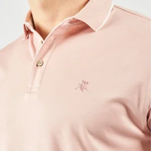 Chomba Hombre Chalamet Oxford Polo Club Salmon - Imagen 2