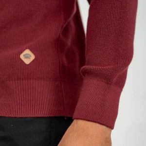 Sweater Cerdeño La Argentina Hombre Bordo - Imagen 2
