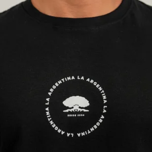 Remera Aconcagua La Argentina Hombre Negro - Imagen 2