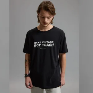 Remera Hombre Re Cycle Herencia Negro - Imagen 1