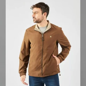 Campera Sailing Oxford Polo Club Hombre Marron - Imagen 1