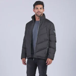 Campera Maroon Oxford Polo Club Hombre Gris Oscuro